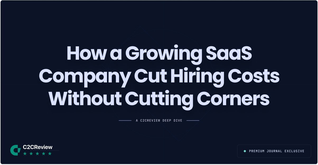 How a Growing SaaS Company Cut Hiring Costs Without Cutting Corners